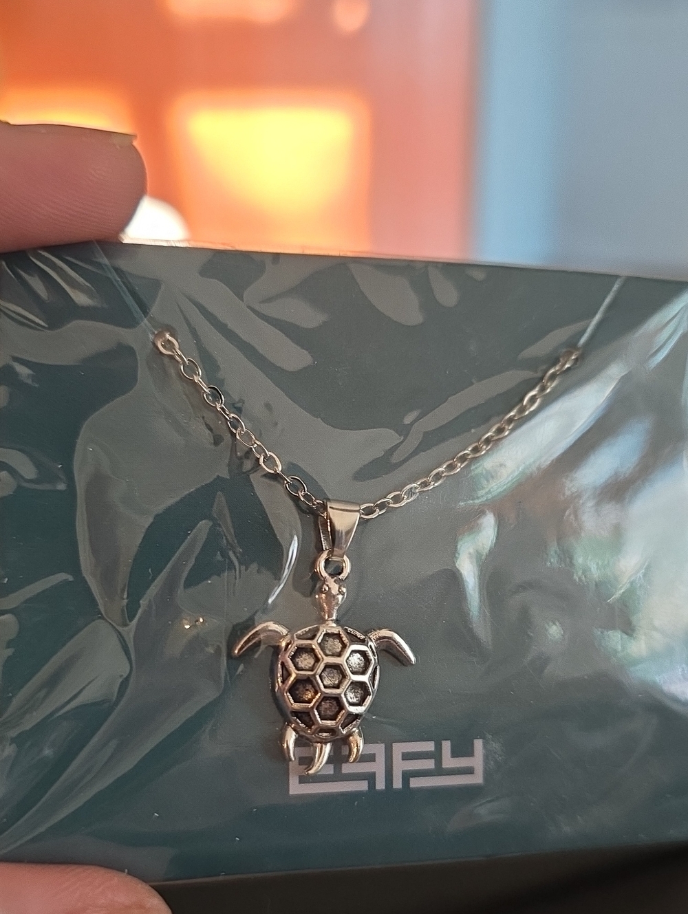 Sea Turtle Pendant Necklace in Silver - Branded Jewelry